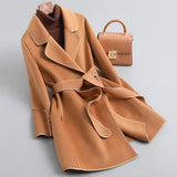 Manteau Femme Élégant en Laine 1