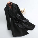 Manteau Femme Élégant en Laine 3