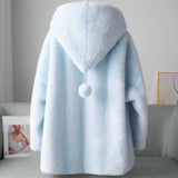 Manteau Hiver Femme À Capuche Décontracté 5