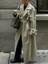 Adria | Manteau Hiver Femme Ceinturé en Laine