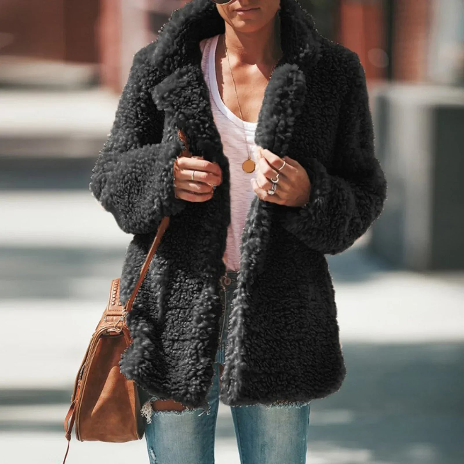Manteau Hiver Femme Chaud en Polaire 1