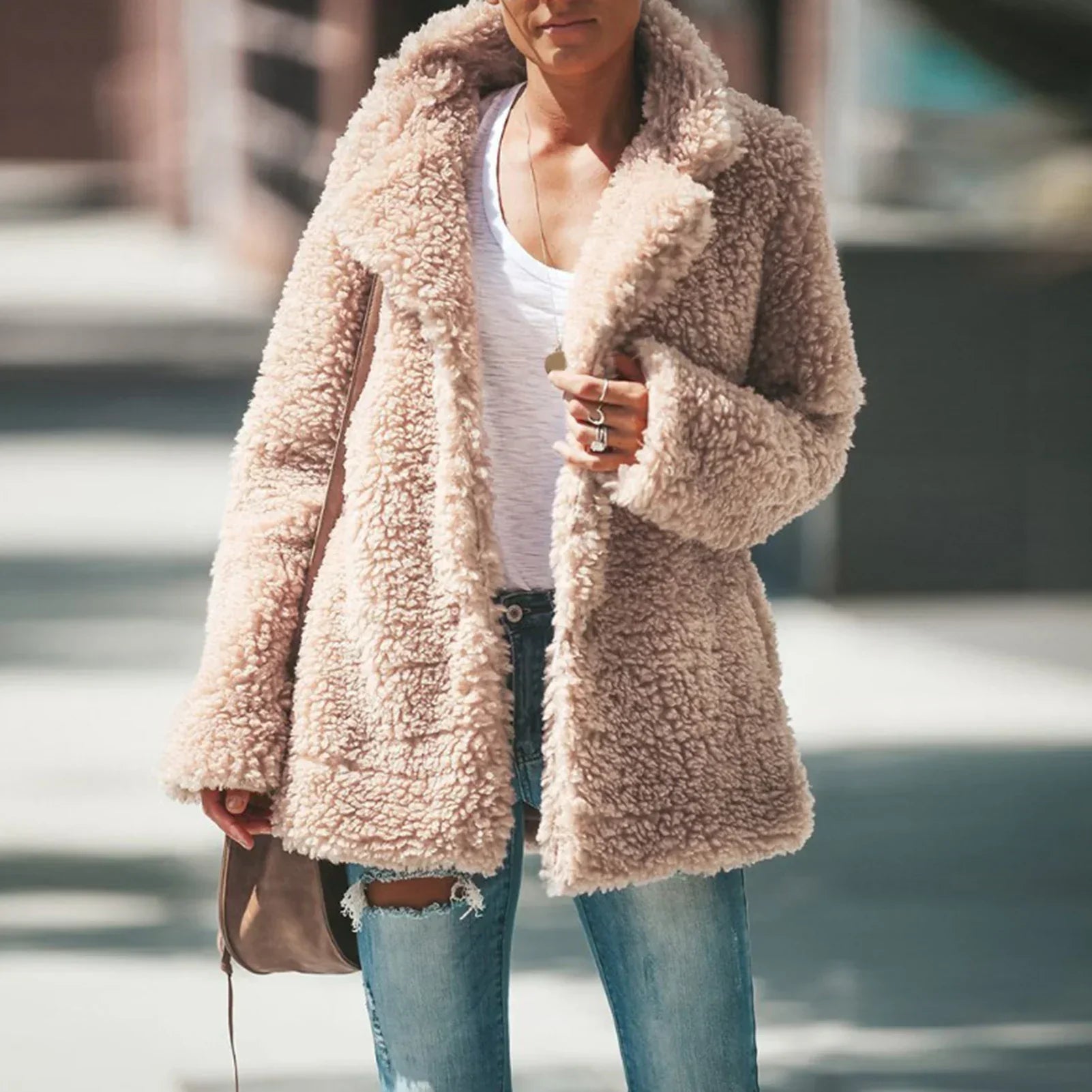 Manteau Hiver Femme Chaud en Polaire 3