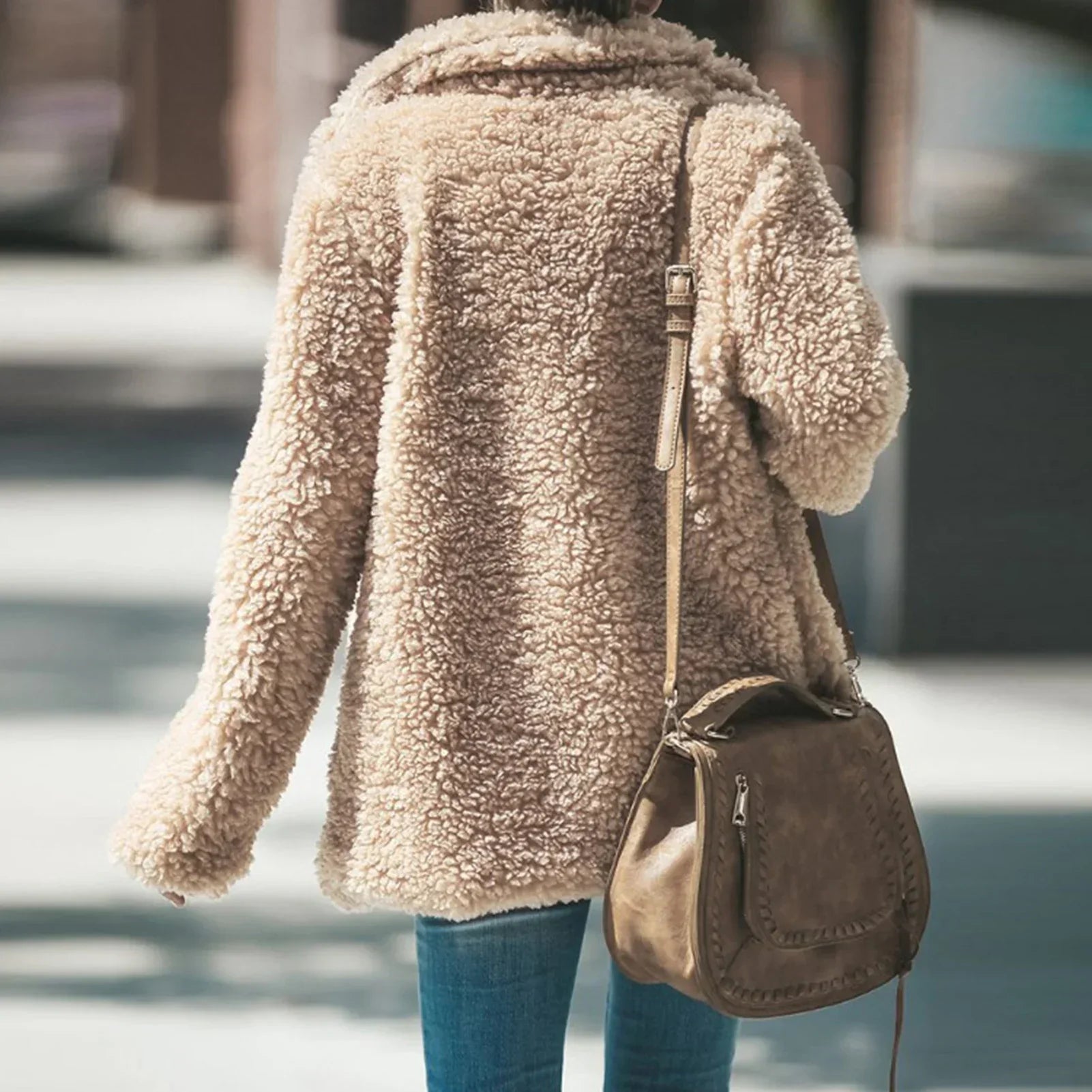 Manteau Hiver Femme Chaud en Polaire 4