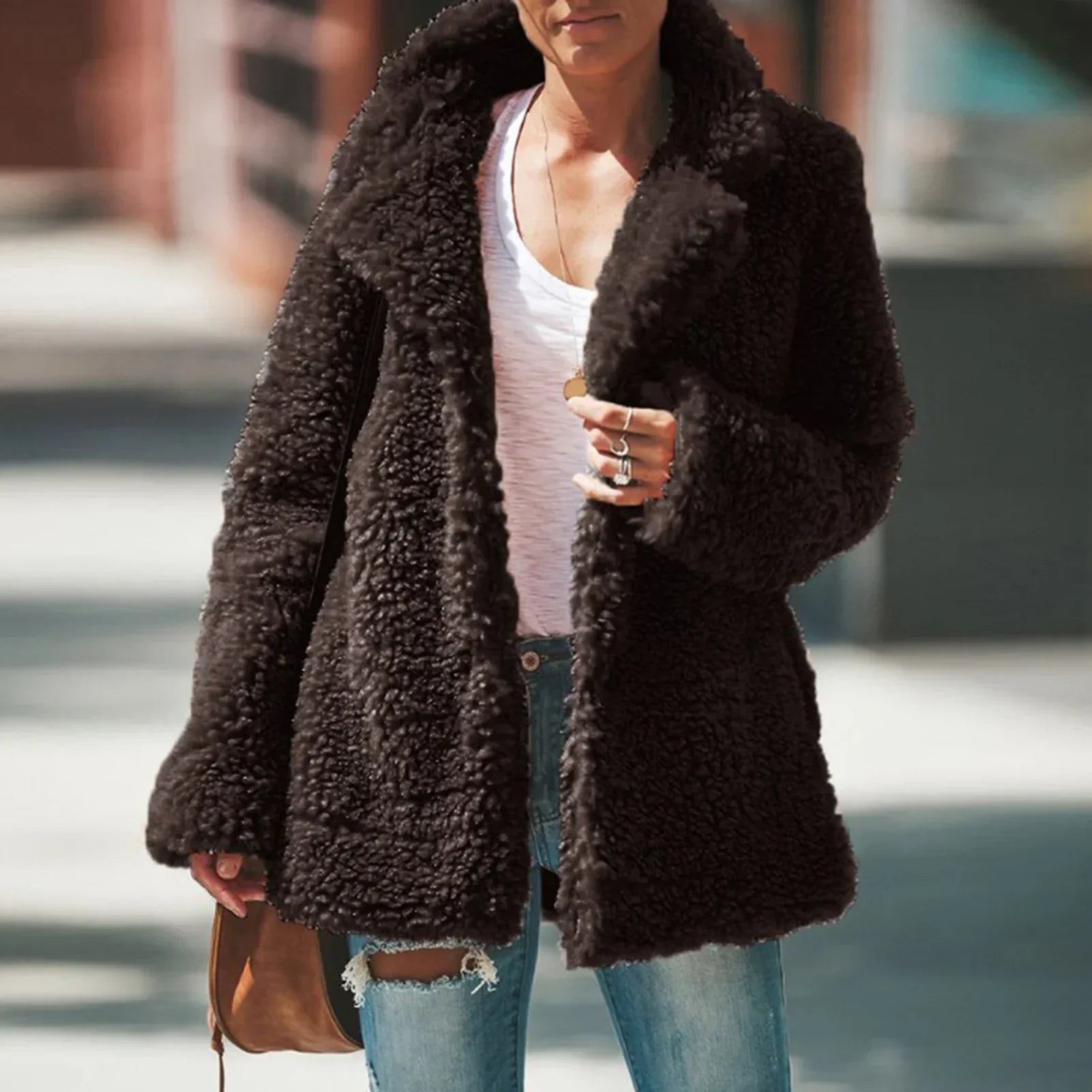 Manteau Hiver Femme Chaud en Polaire 5