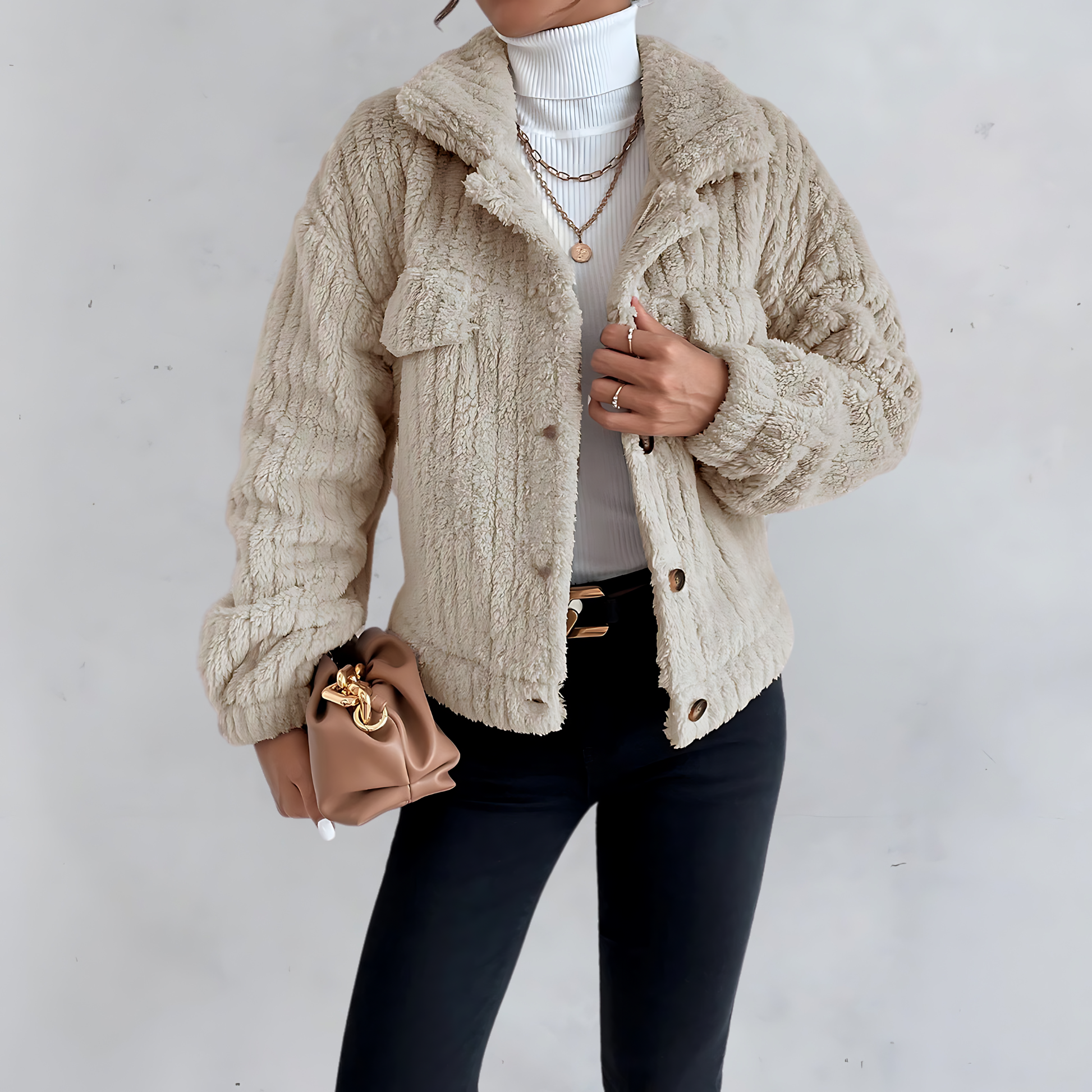 Manteau Hiver Femme Doux et Pratique 1