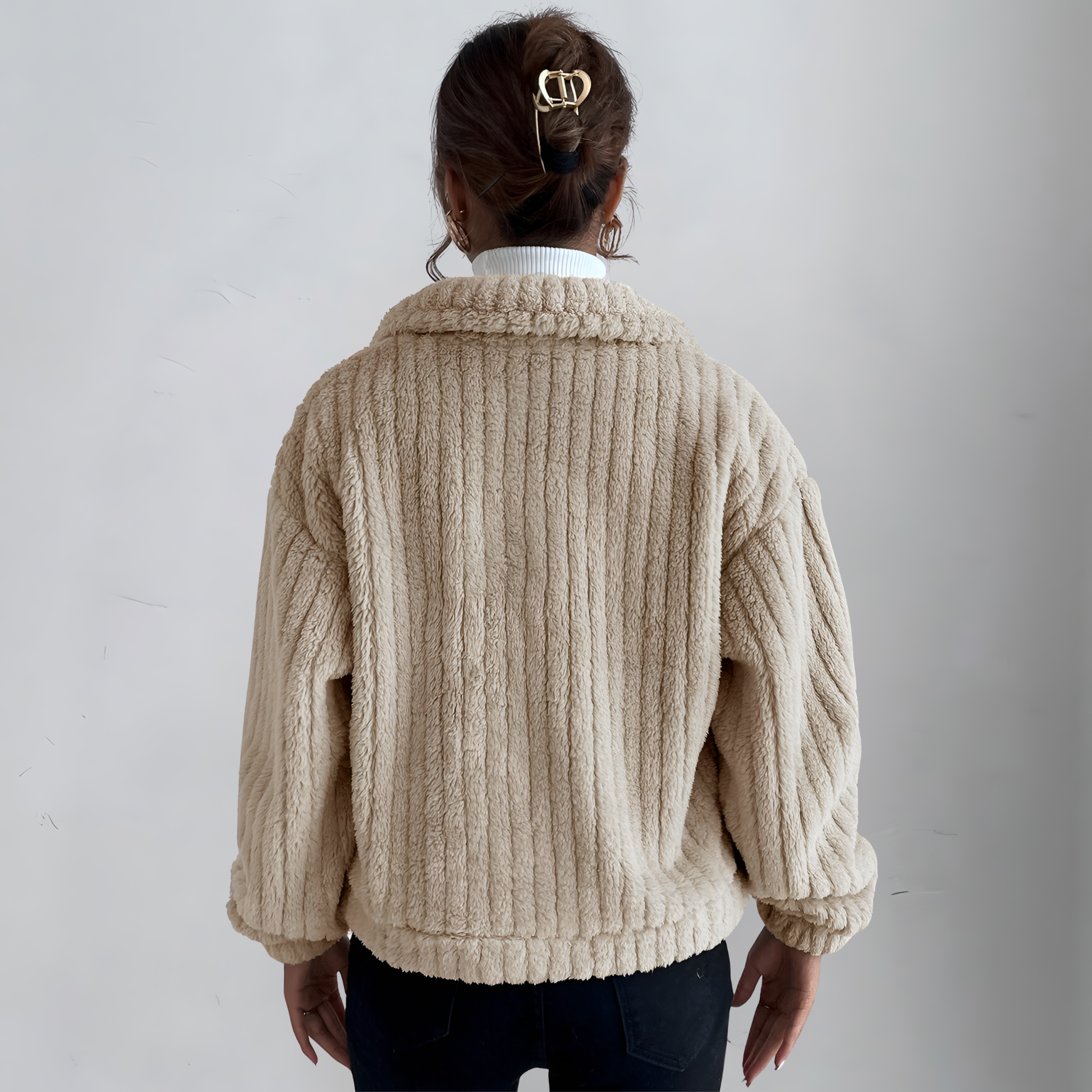 Manteau Hiver Femme Doux et Pratique 2
