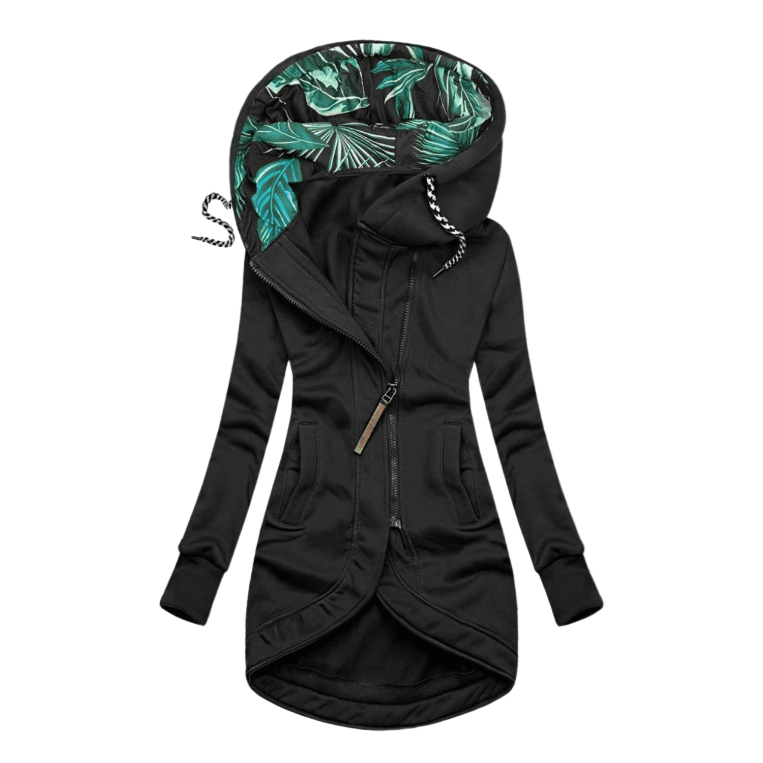 Manteau Hiver Femme Élégant Avec Capuche 1