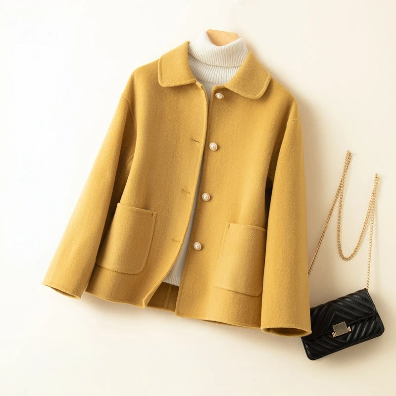 Manteau Hiver Femme Élégant Court 0