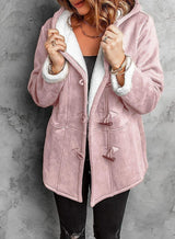Manteau Hiver Femme Élégant Doublé Fourrure 2