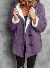 Manteau Hiver Femme Élégant Doublé Fourrure 4