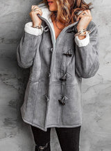 Manteau Hiver Femme Élégant Doublé Fourrure 5