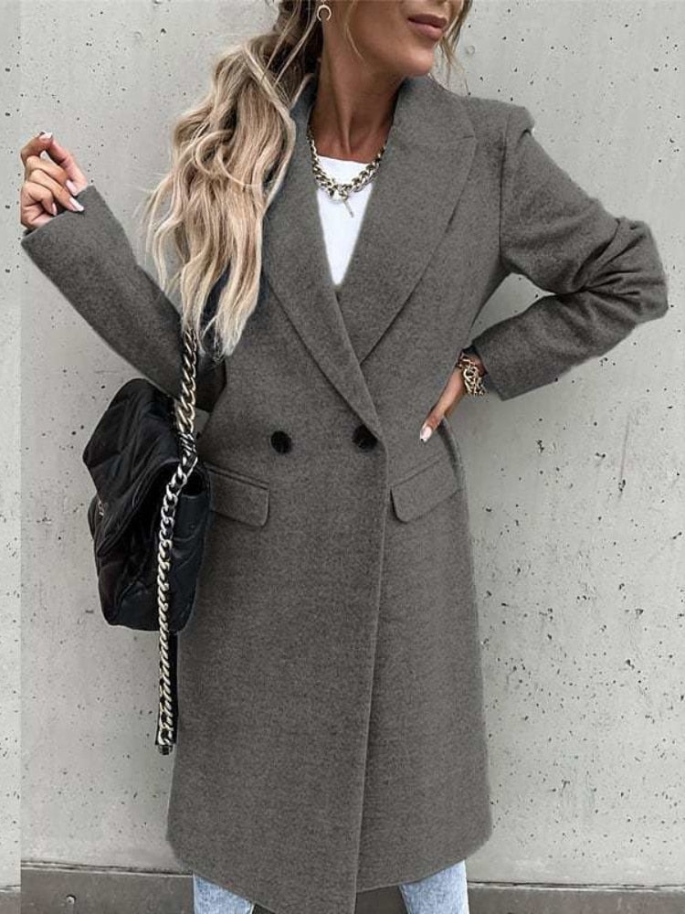 Manteau Hiver Femme Élégant Long 2