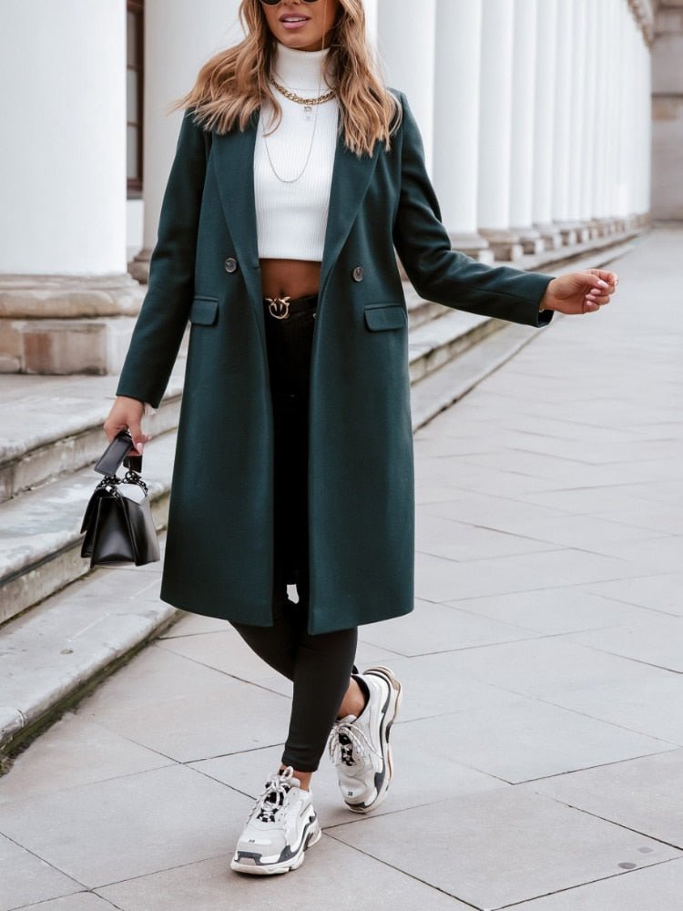 Manteau Hiver Femme Élégant Long 3