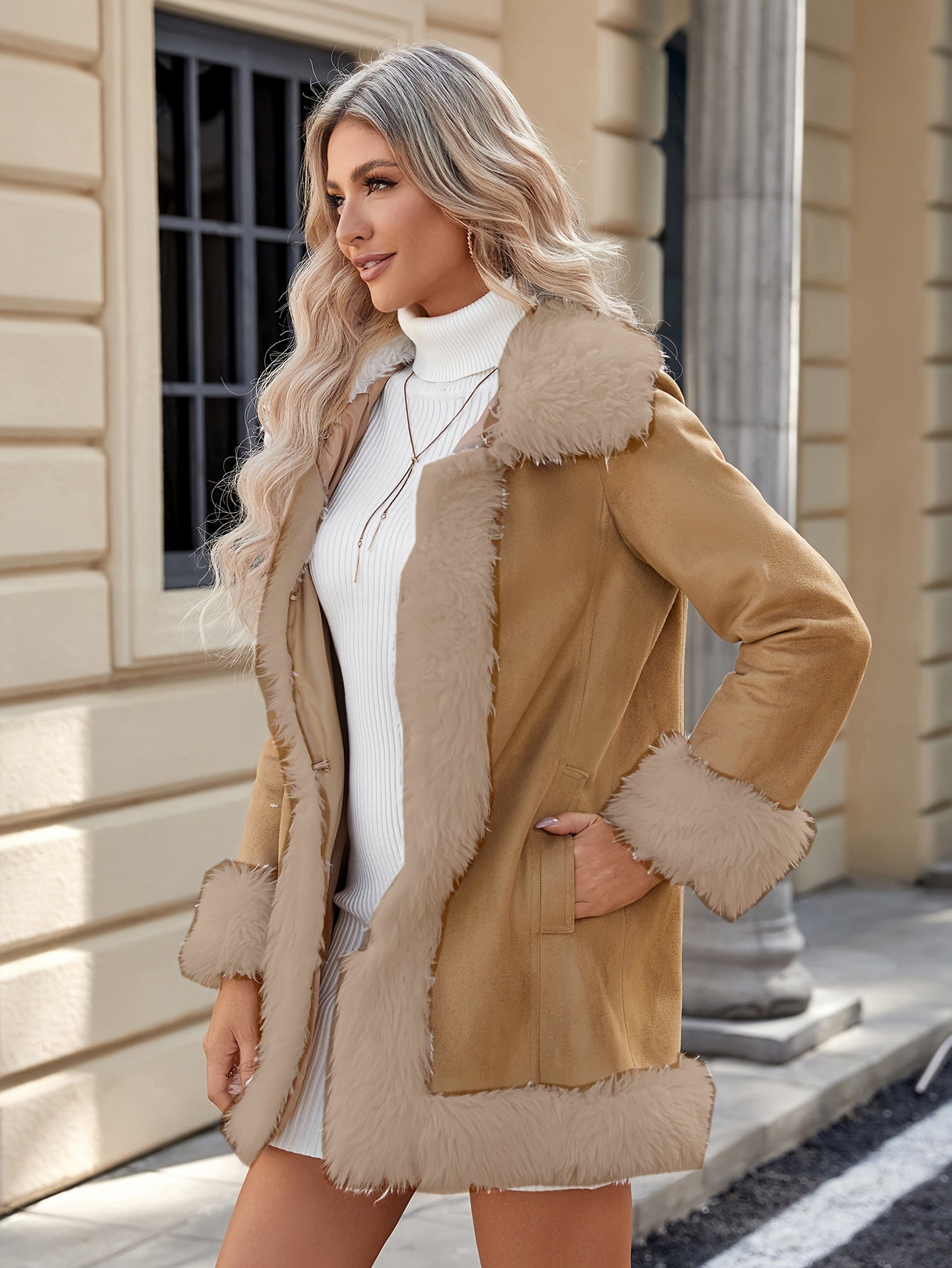 Manteau Hiver Femme Élégant Long 8