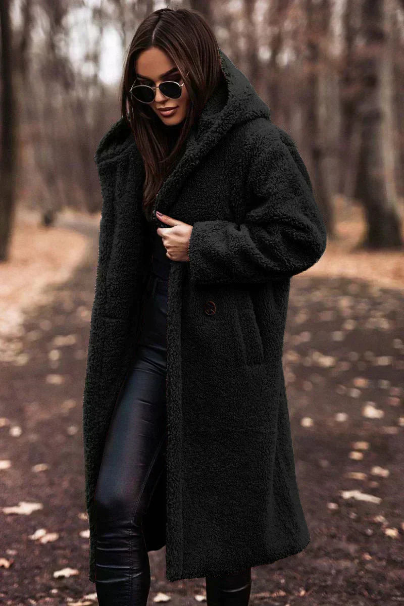 Manteau Hiver Femme Élégant Long Chic 0
