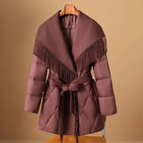 Manteau Hiver Femme Élégant Mi-Long 0