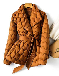 Damen Wintermantel Halblang Steppjacke Herbstkollektion