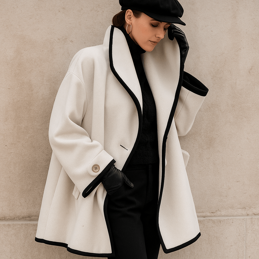 Manteau Hiver Femme Élégant Trench Long 0