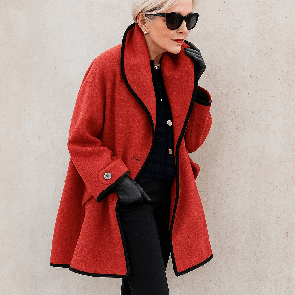Manteau Hiver Femme Élégant Trench Long 5