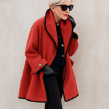 Manteau Hiver Femme Élégant Trench Long 5