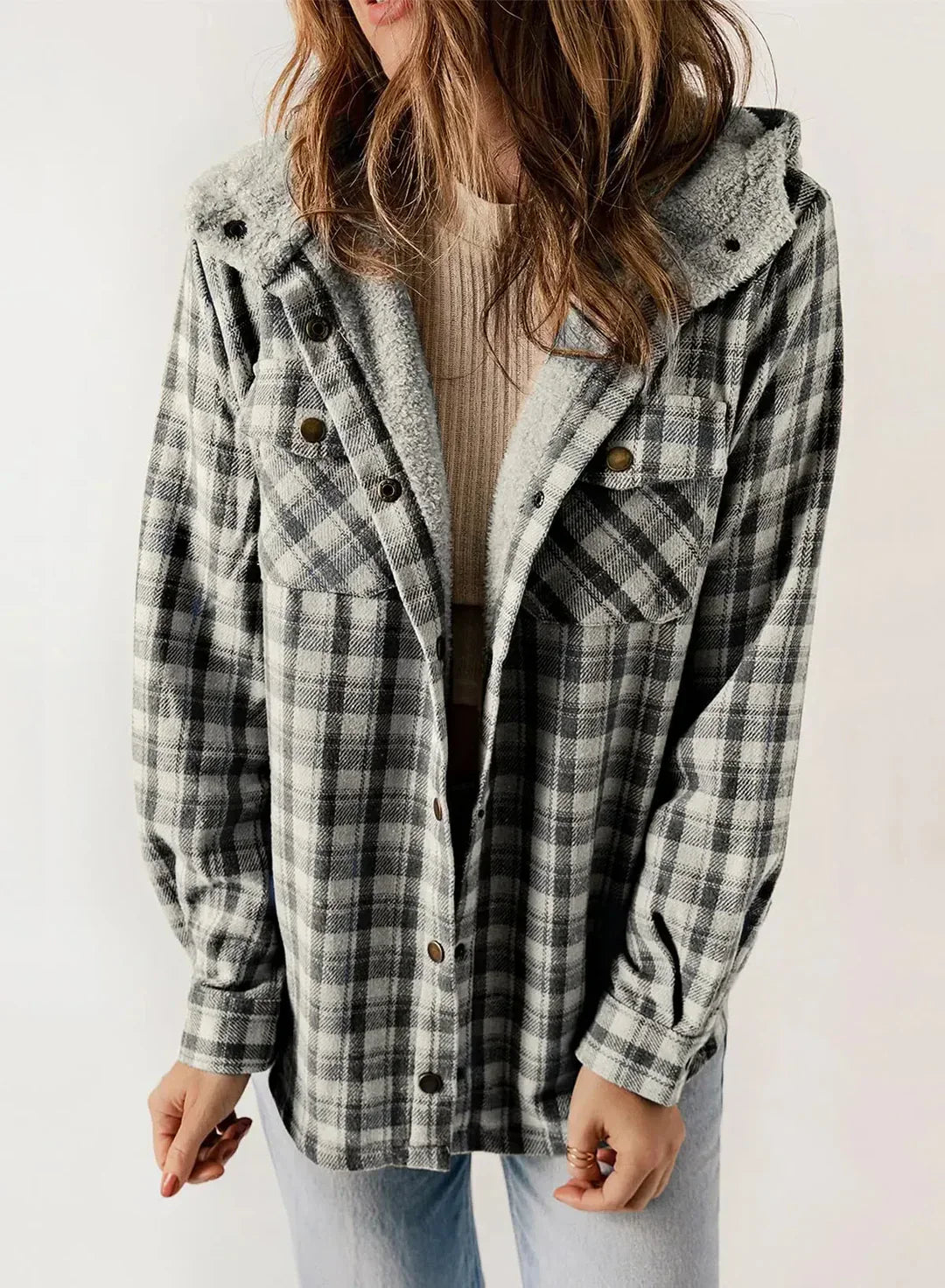 Manteau Hiver Femme Imprimé à Capuche 2