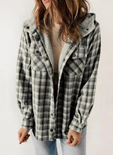 Manteau Hiver Femme Imprimé à Capuche 2