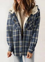 Manteau Hiver Femme Imprimé à Capuche 4