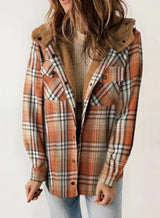 Manteau Hiver Femme Imprimé à Capuche 8