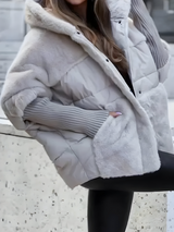 Cynthia | Manteau Hiver Femme avec Capuche Élégant