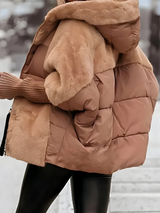 Cynthia | Manteau Hiver Femme avec Capuche Élégant