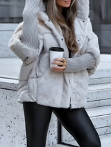 Cynthia | Manteau Hiver Femme avec Capuche Élégant