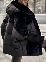 Cynthia | Manteau Hiver Femme avec Capuche Élégant
