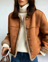 Damen-Wintermantel aus Lammfell Herbstkollektion