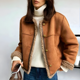 Mina | Manteau Hiver Femme en Peau de Mouton