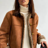 Mina | Manteau Hiver Femme en Peau de Mouton