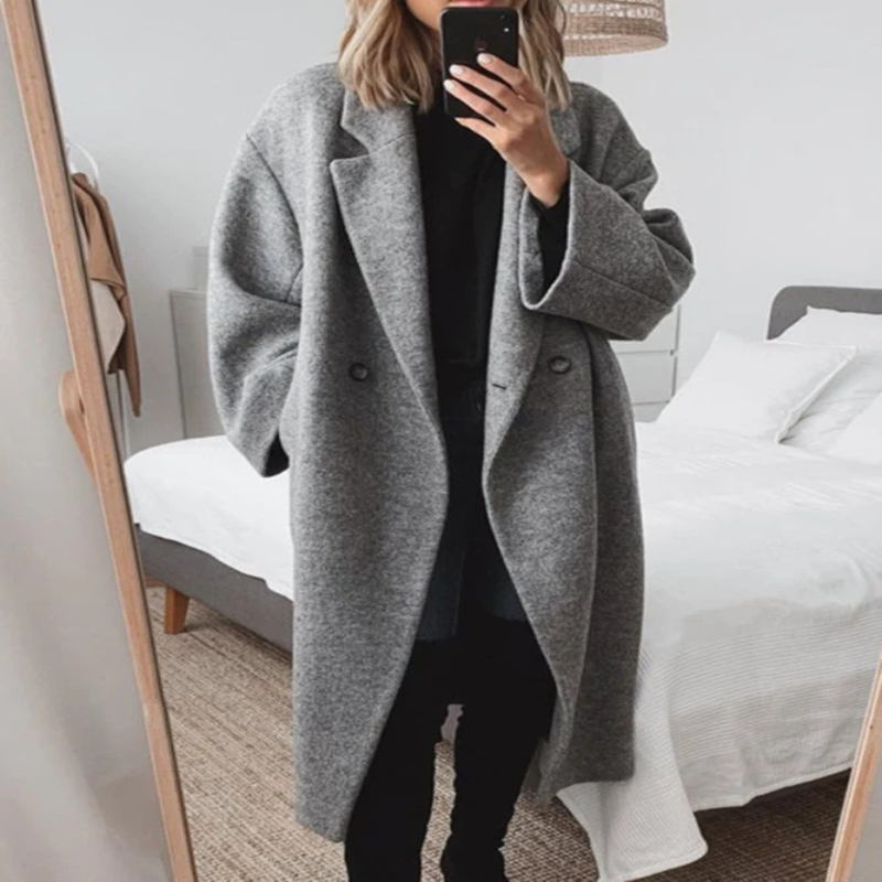 Manteau Long Élégant pour Femme 0