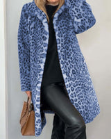 Manteau Long Femme Chic à Motif Léopard 3