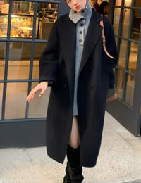 Manteau Long Femme Décontracté Printemps Polyester