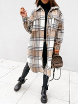 Manteau Long Femme Élegant Hiver Chic 3
