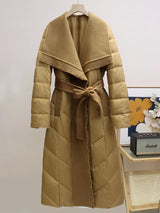 Manteau Long Femme Hiver Chic Matelassé 5