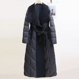 Manteau Long Femme Hiver Chic Matelassé 6