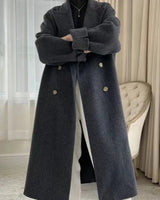Damen Langmantel Winter aus Wolle Herbstkollektion