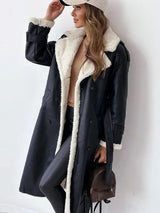Manteau Long Femme Hiver Élégant 4