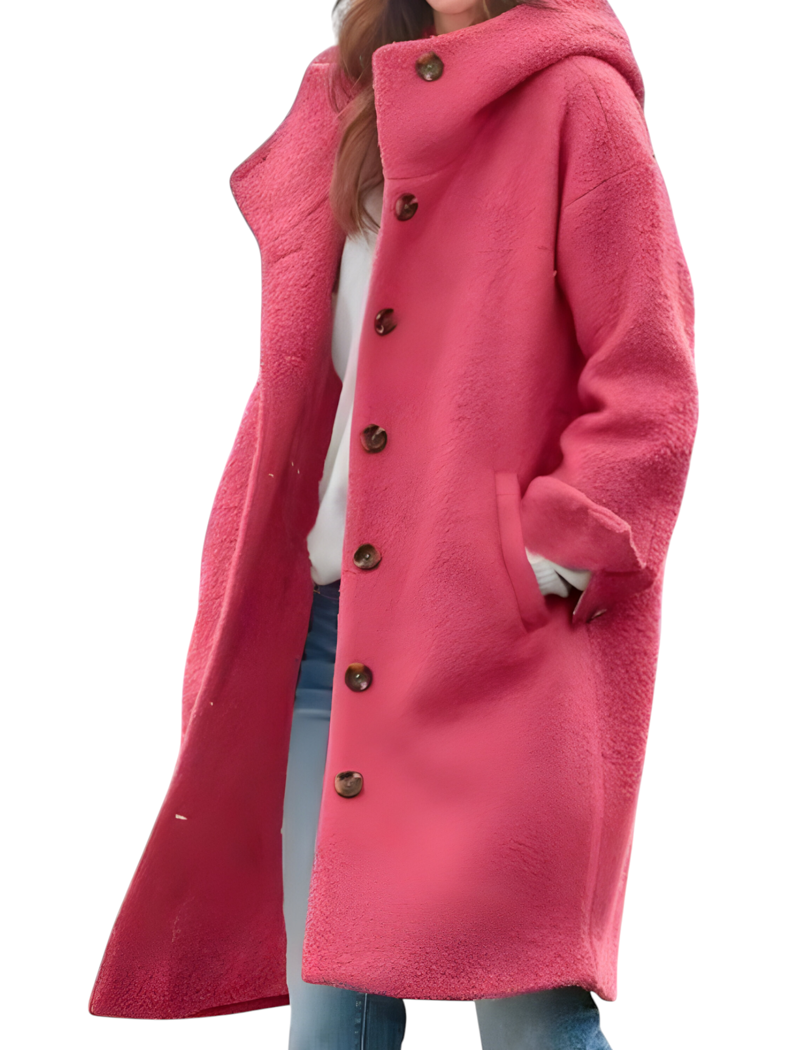 Kianna | Manteau Long Femme Hiver Élégant et Chaud