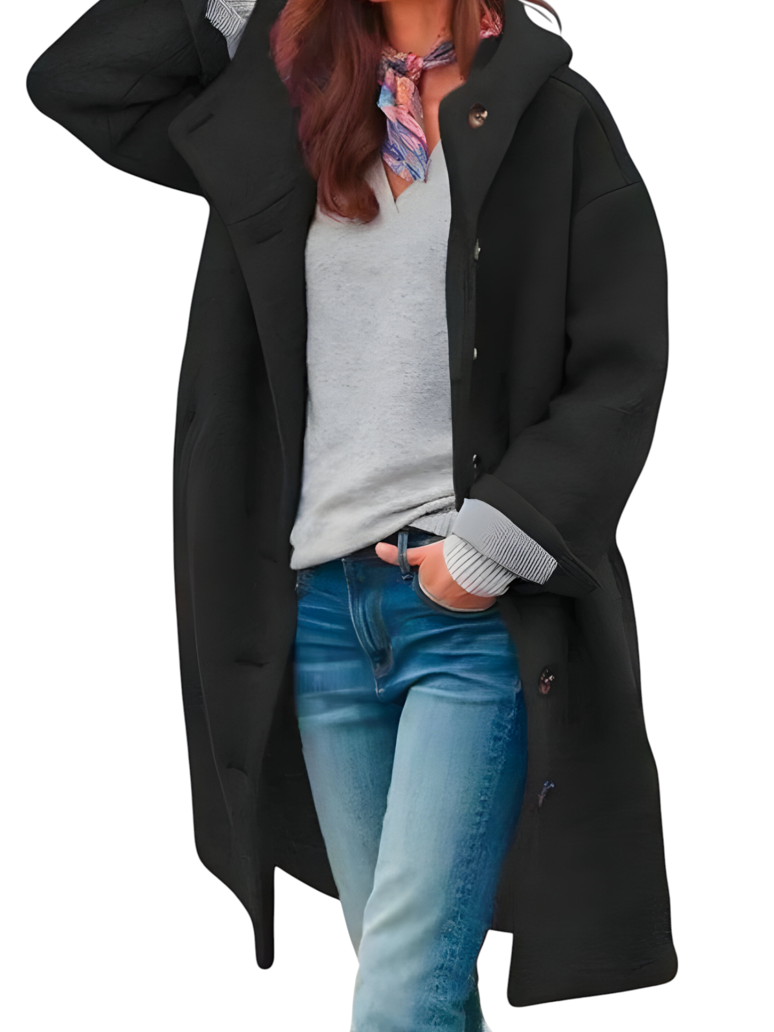 Kianna | Manteau Long Femme Hiver Élégant et Chaud