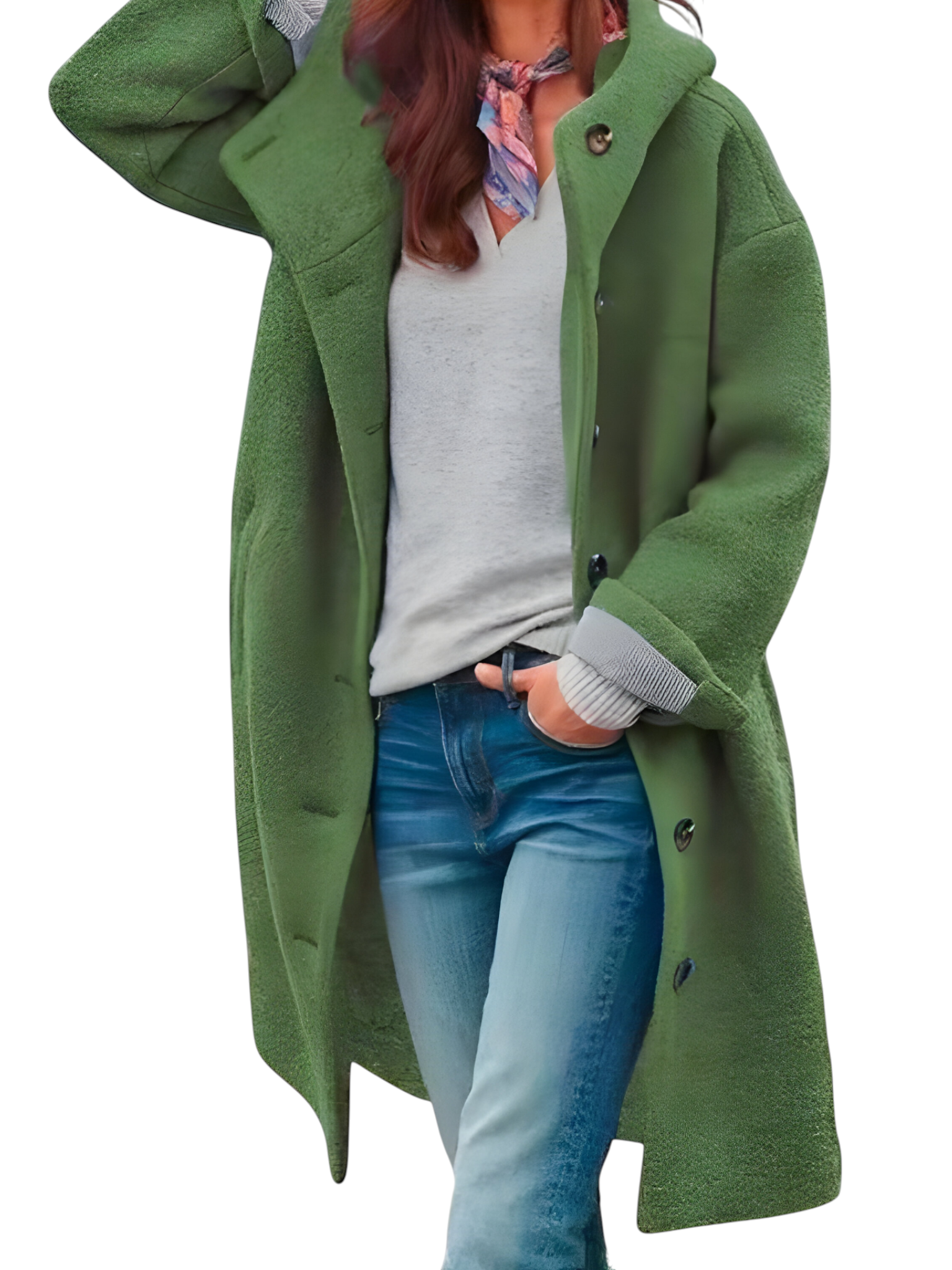 Kianna | Manteau Long Femme Hiver Élégant et Chaud