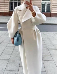 Manteau Long Femme Hiver et Pratique Mode Hiver