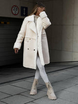 Manteau Long Hiver Femme Élégant 0