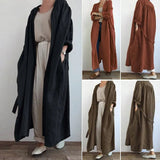 Manteau Trench Long Femme Élégant 2