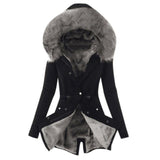 Manteau d'Hiver Élégant Femme 0